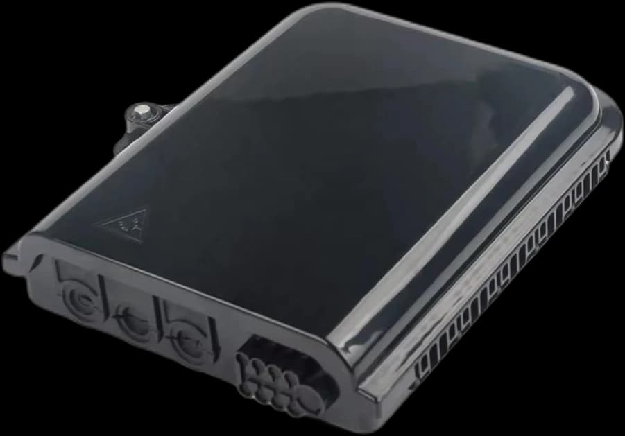 8 Cores Fiber optic distribution box black