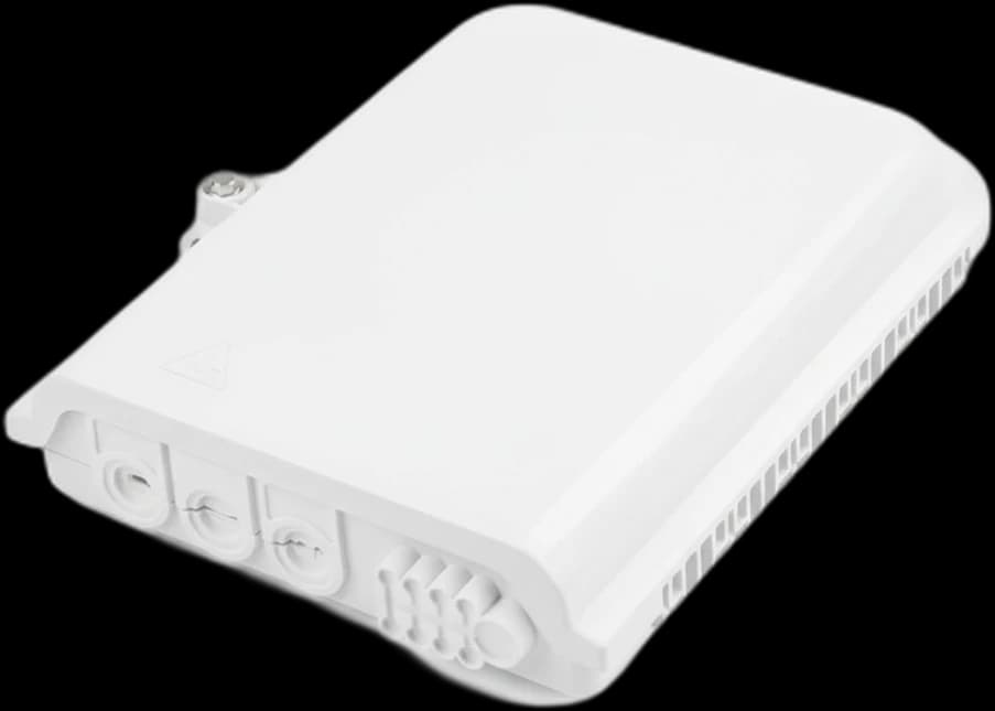 8 Cores Fiber optic distribution box white