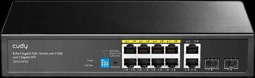 Switch GS1010PS2 8-Port Gigabit PoE+ Switch