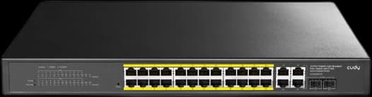 CUDY GS1028EPS2 24-Port Gigabit PoE+ Switch