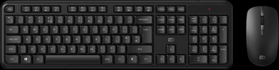 Cudy MK200 Black 2.4G Silent Wireless Keyboard and Mouse Combo