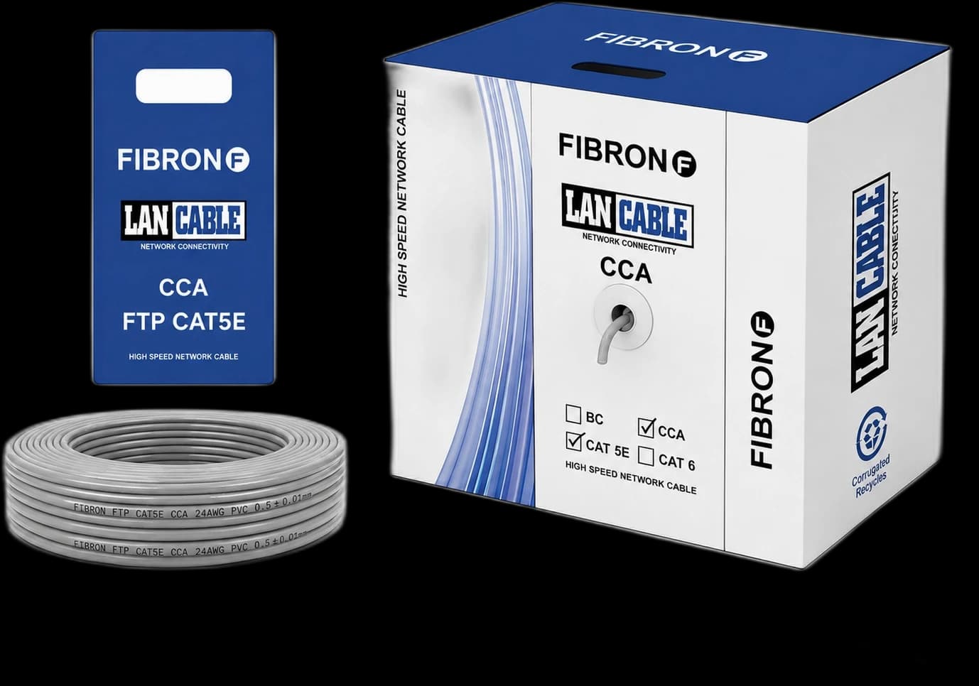Network Accessories CAT5E 4x2 CCA 305M Outdoor