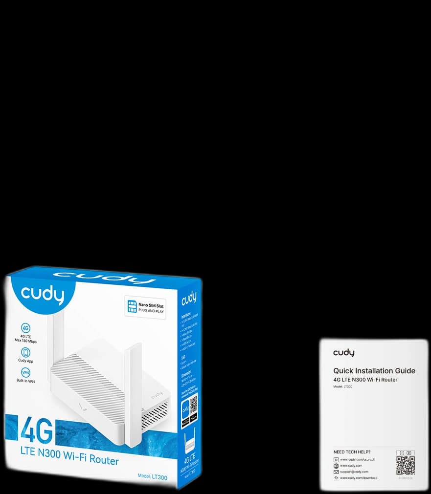  LT300 N300 4G LTE Cat 4 Router 