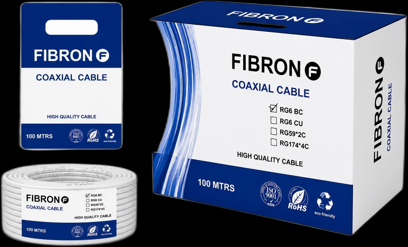 RG6 Coaxial cable 1.02 mm BC 100M