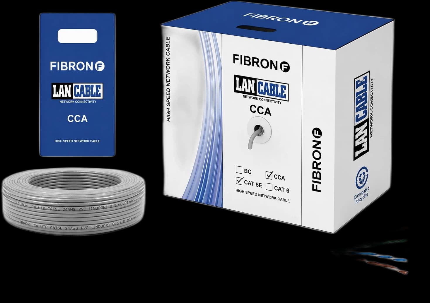 UTP CAT5E 4x2 CCA 305M Indoor