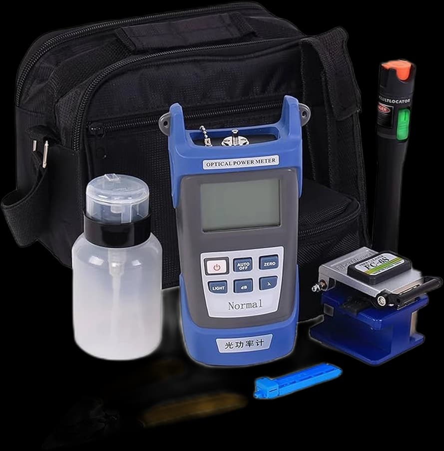Fiber optical tool kit 9 in 1