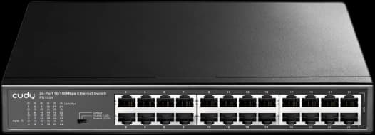 CUDY FS1024 24-Port 10/100 Mbps Metal Switch