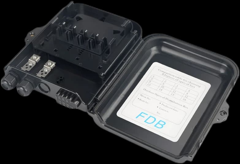 Fiber Optic Distribution Box FDB-8L+1 Black