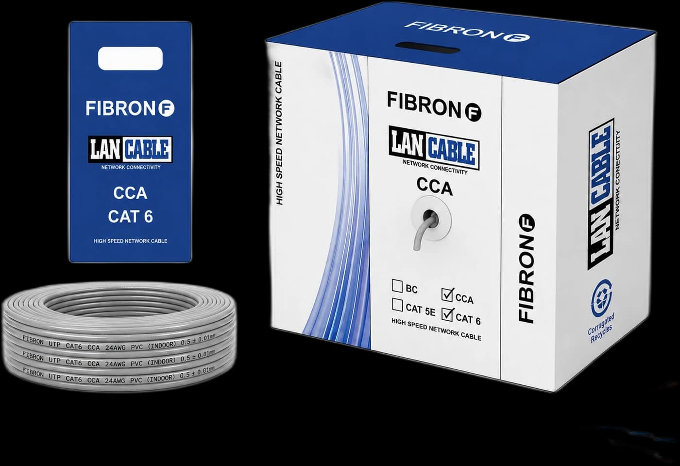 UTP CAT6 0.5mm 4x2 CCA 305M Indoor