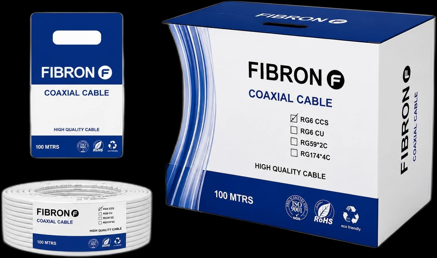 RG6 Coaxial cable 1.02 mm CCS 100M