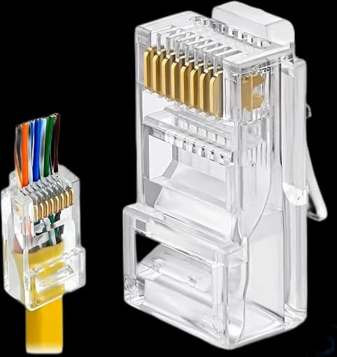 Connector RJ45 CAT6 Pass
